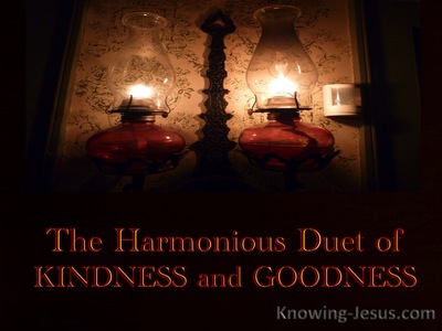 Harmonious Duet of Kindness and Goodness (devotional)05-22 (brown)